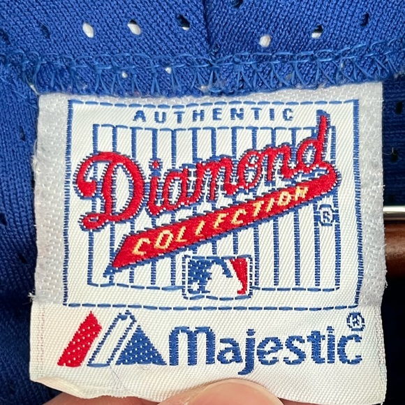 Mets jersey #18, blue adult size large - Picture 7 of 7